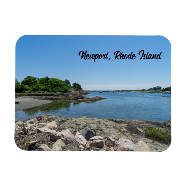 Newport, Rhode island Kusten Magnet (Horisontell)