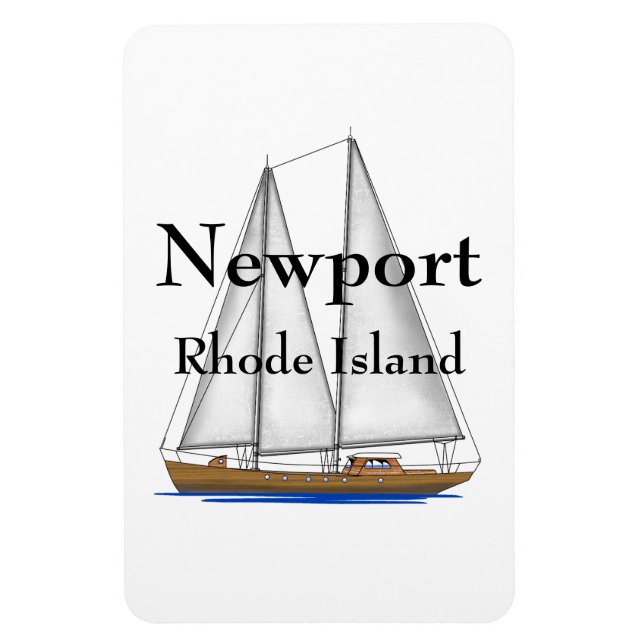 Newport Rhode island Magnet (Vertikal)