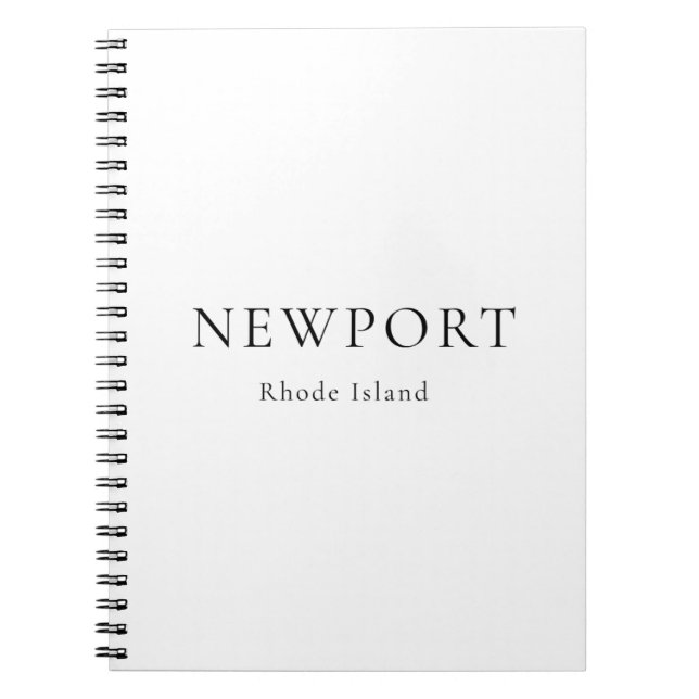 Newport Rhode Island Notebook  Anteckningsbok (Framsidan)