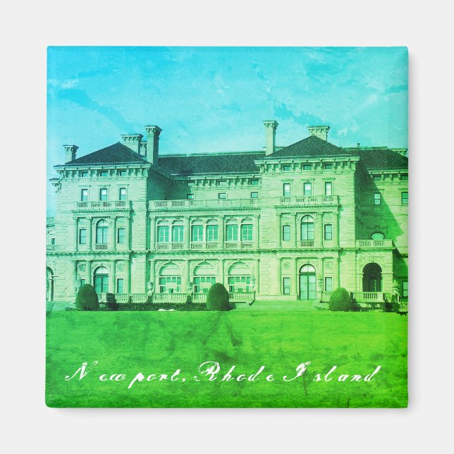 Newport, Rhode island Oceanen Gods Magnet (Framsidan)