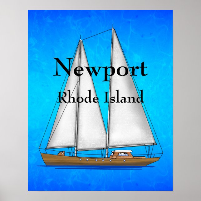 Newport Rhode island Poster (Framsidan)