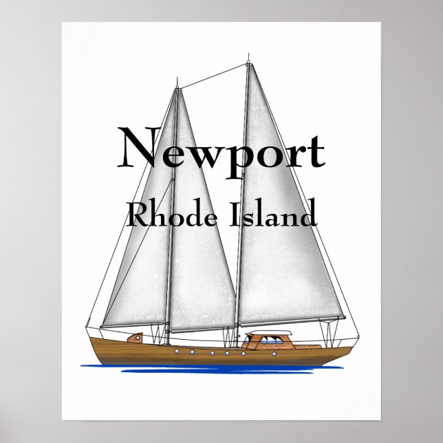 Newport Rhode island Poster (Framsidan)