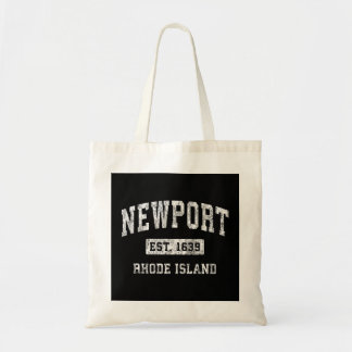 Newport Rhode island RI Vintage Etablerad sport Tygkasse