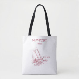 Newport Rhode Island Segel Axel Tote Väska