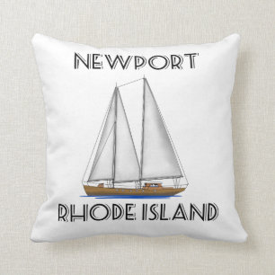 Newport Rhode island Sickning Kudde