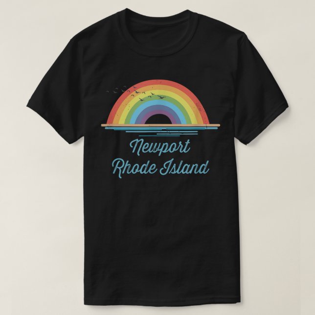 Newport Rhode island Souvenir Graphic  T Shirt (Design framsida)