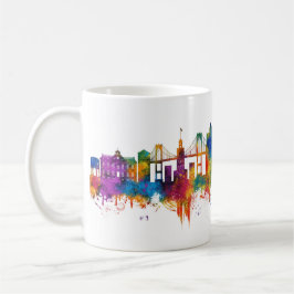 Newport Rhode island USA Skyline Kaffemugg