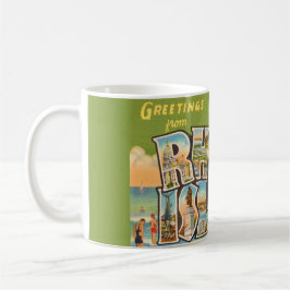 Newport Rhode Island vykortsmugg Kaffemugg