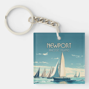 Newport Rhode island Yacht Tävling Vintage