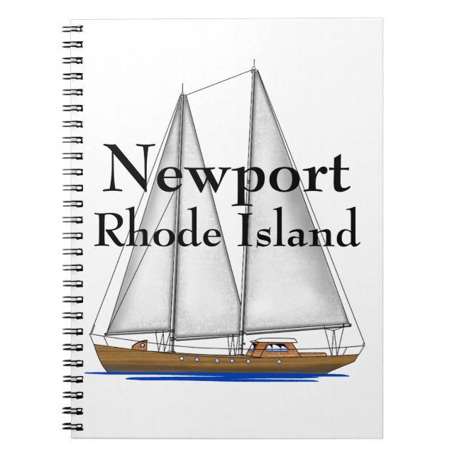 Newport Rhode - ö Anteckningsbok (Framsidan)
