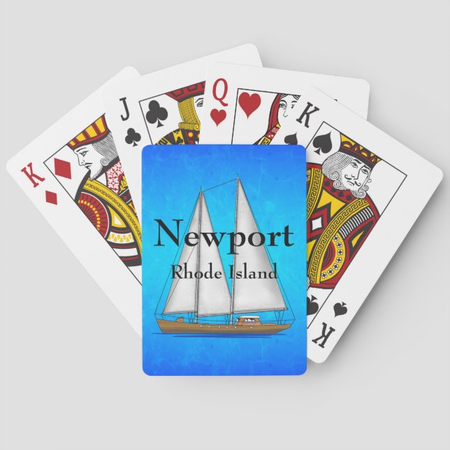 Newport Rhode - ö Kortlek (Baksidan)