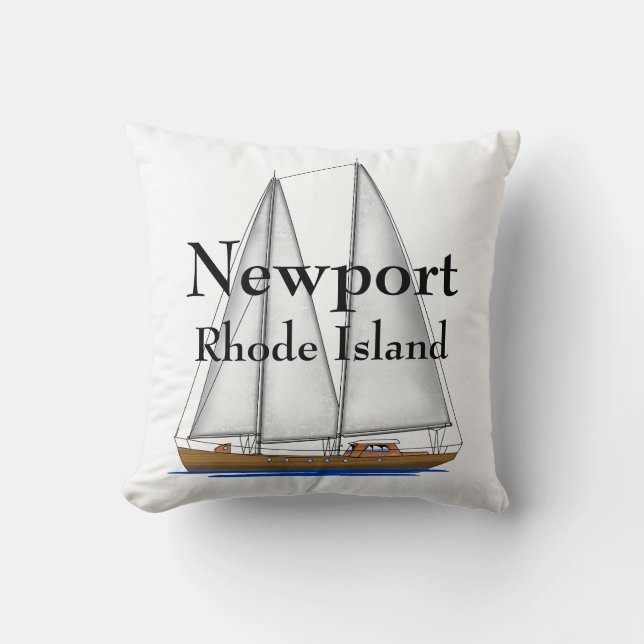 Newport Rhode - ö Kudde (Framsida)