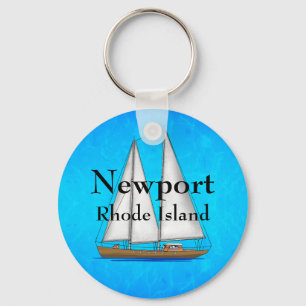 Newport Rhode - ö Nyckelring