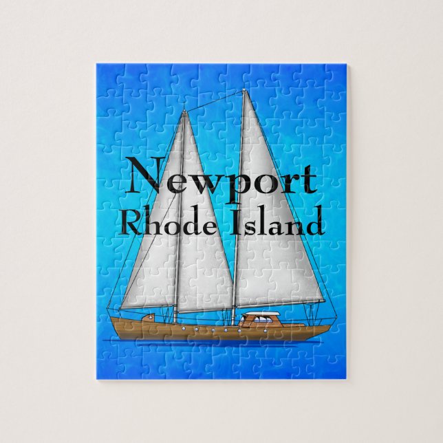 Newport Rhode - ö Pussel (Vertikal)