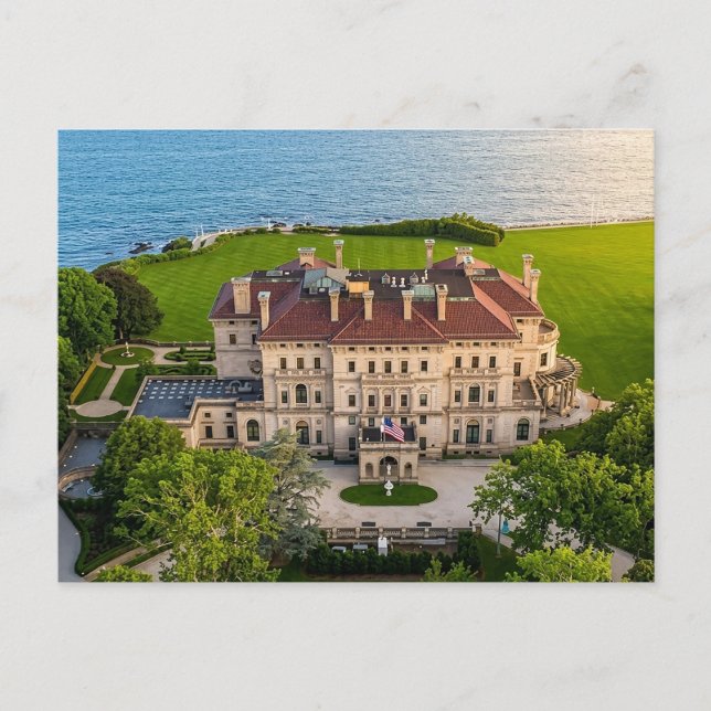 Newport RI Breakers Mansion Rhode Island Vykort (Framsida)