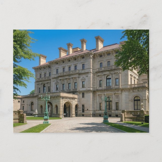 Newport RI Breakers-mansionet Rhode Island Vykort (Framsida)