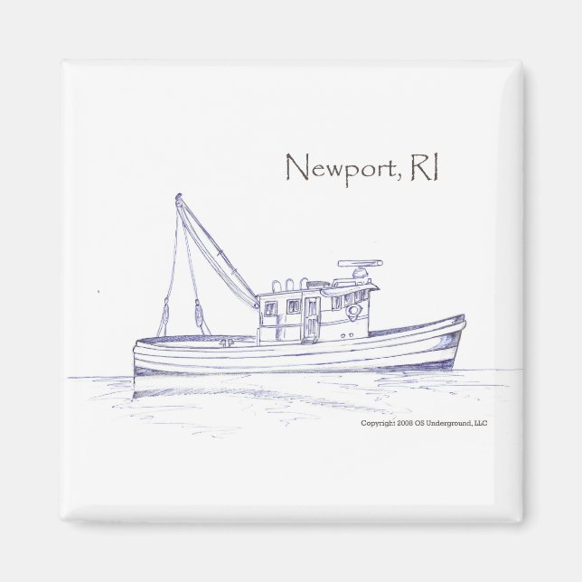 Newport RI Magnet (Framsidan)