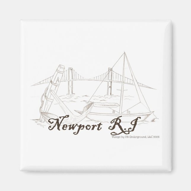 Newport RI Magnet (Framsidan)