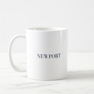 Newport RI Mug - Classic Coastal New England Gift Kaffemugg