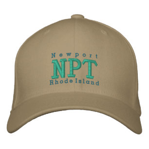 Newport, RI "NPT" Broderad Keps