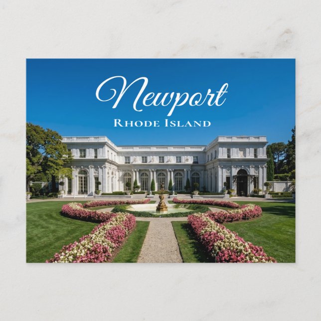 Newport RI Rosecliff Mansion Rhode Island Vykort (Framsida)