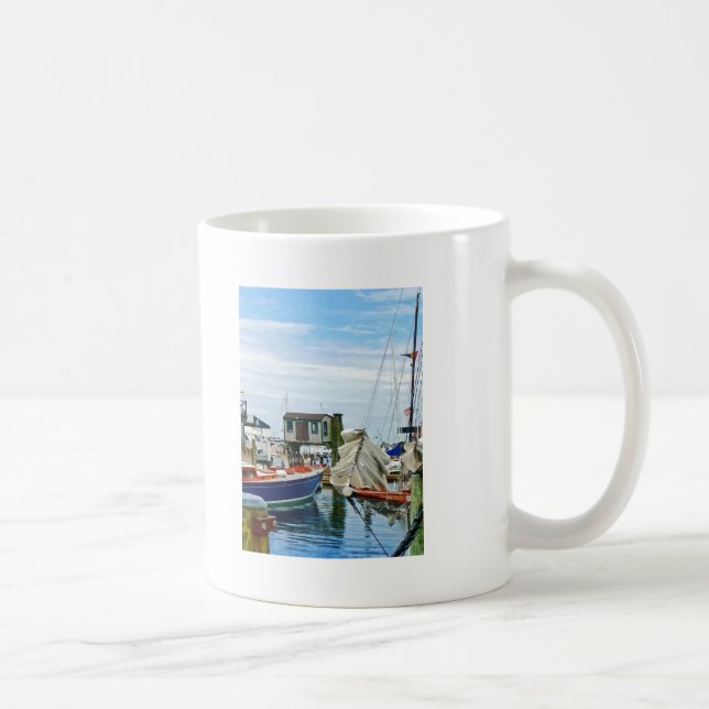 Newport RI - Vikt seglar Kaffemugg (Höger)