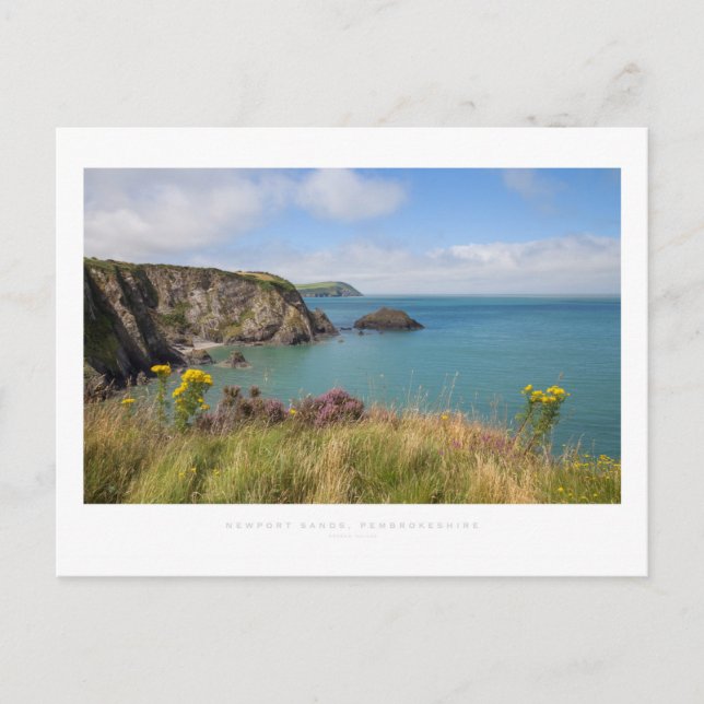 Newport Sands, Pembrokeshire Vykort (Framsida)