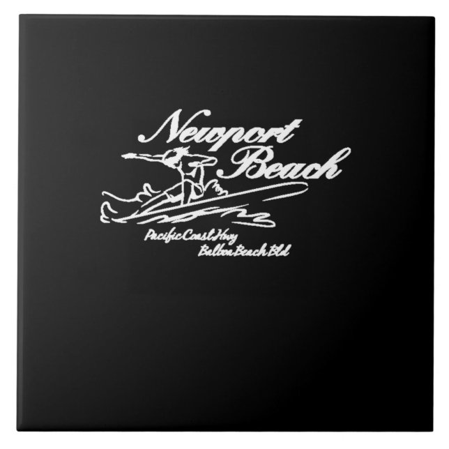 Newport-strand Kakelplatta (Framsidan)