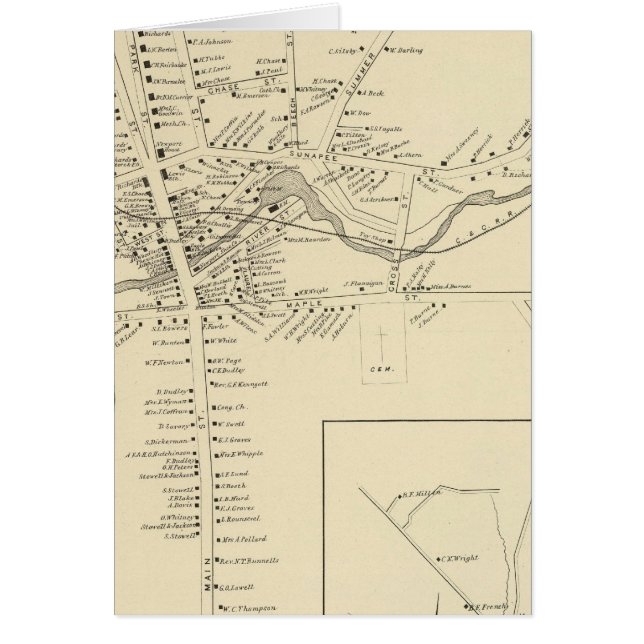 Newport, Sullivan Co Hälsningskort (Framsidan)