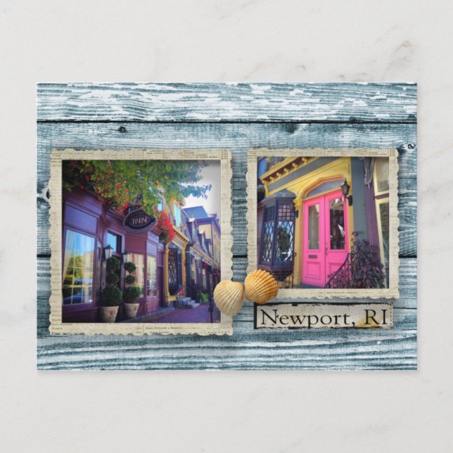 Newport, vykort för Rhode island (Framsida)