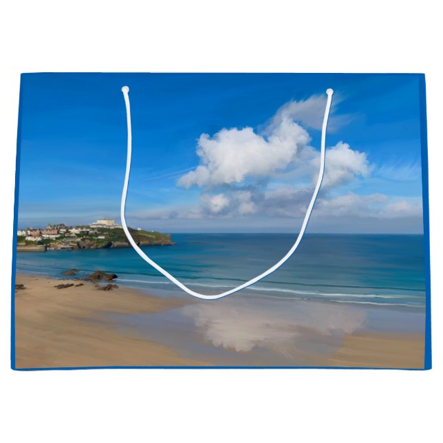 Newquay Bay på sommaren (Framsidan)