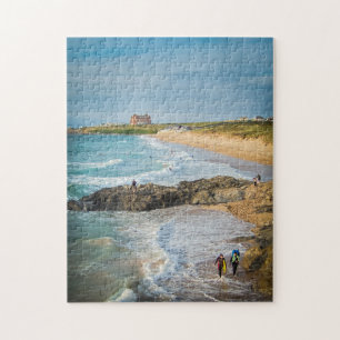 Newquay Fistral Beach at Sunset Pussel
