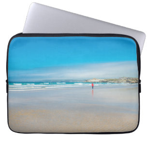 Newquay i norra Cornish Kusten. England. Storbrita Laptop Fodral