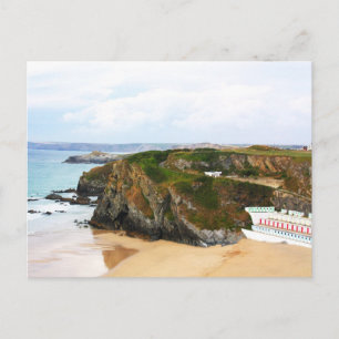 Newquay-stranden, Förenade kungariket Vykort