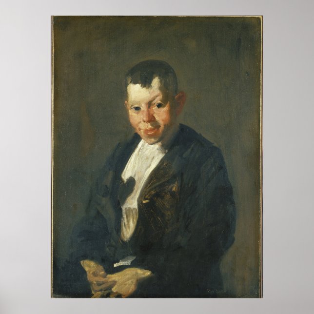 Newsboy av George Bellows Poster (Framsidan)