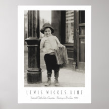 Newsboy i St Louis by Lewis Wickes Hine