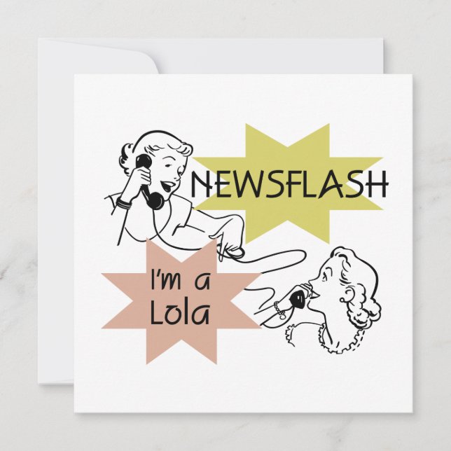 Newsflash I är A Lola T-shirts och presenter (Framsida)