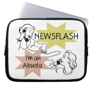 Newsflash I är en Abuela-gåva Laptop Sleeve