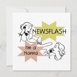 Newsflash I är en Nanna T-shirts och presenter