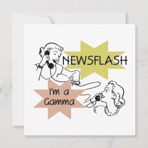Newsflash I är Gamma Tshirts and Gifts