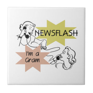 Newsflash I är Gram-gåvor Kakelplatta