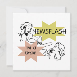 Newsflash I är Gram T-shirts och presenter