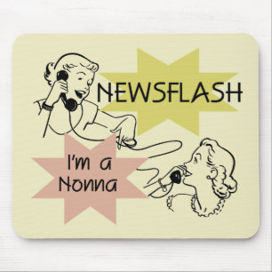 Newsflash mig förmiddag en Nonna Tshirts och gåvor Musmatta