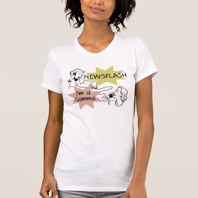Newsflash mig förmiddag Tshirts och gåvor för en (Framsida)