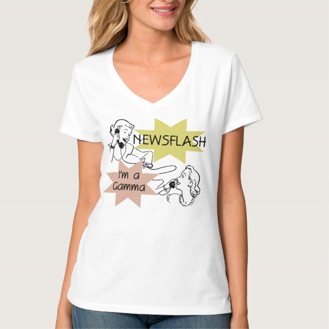 Newsflash mig förmiddag Tshirts och gåvor för en (Framsida)