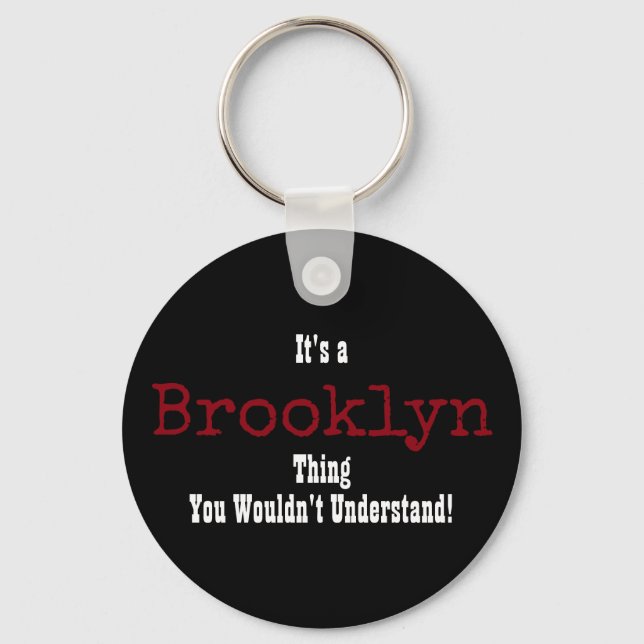 Newsies Brooklyn Keychain Nyckelring (Framsida)