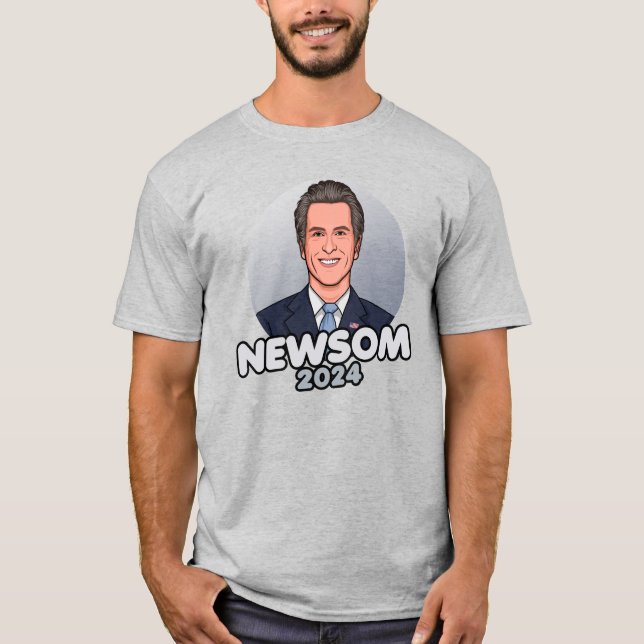 NEWSOM 2024 T SHIRT (Framsida)