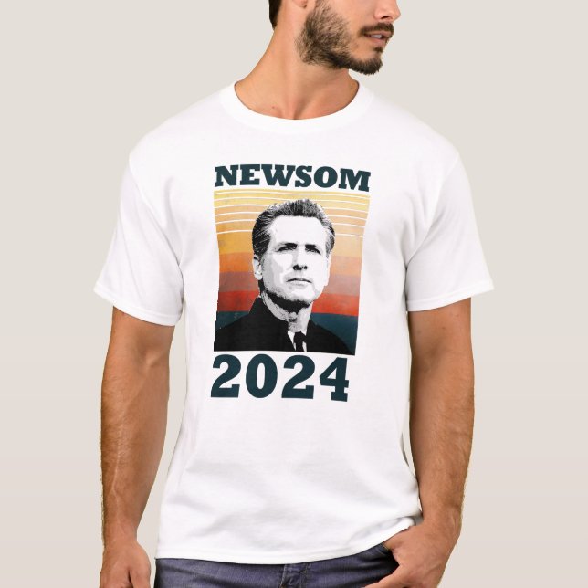 NEWSOM 2024 T SHIRT (Framsida)