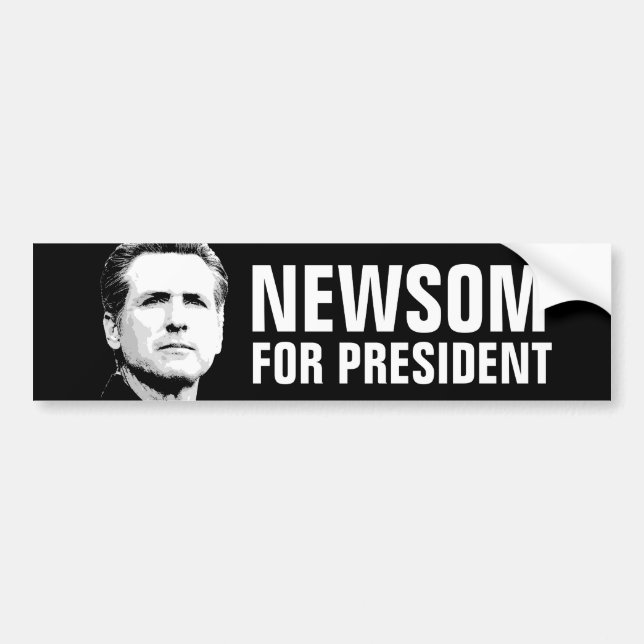 NEWSOM FÖR PRESIDENT BILDEKAL (Framsidan)