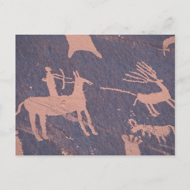 Newspaper Sten, S.P., UT Near Monticello. Vykort (Framsida)